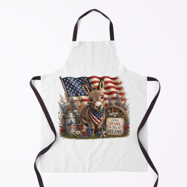 Item preview, Patriotic Donkey Little Stars Big Dreams designed and sold by PetalGarden.