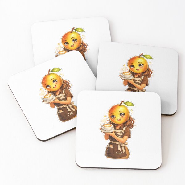 Item preview, Mango Barista Sticker designed and sold by blossomfun.