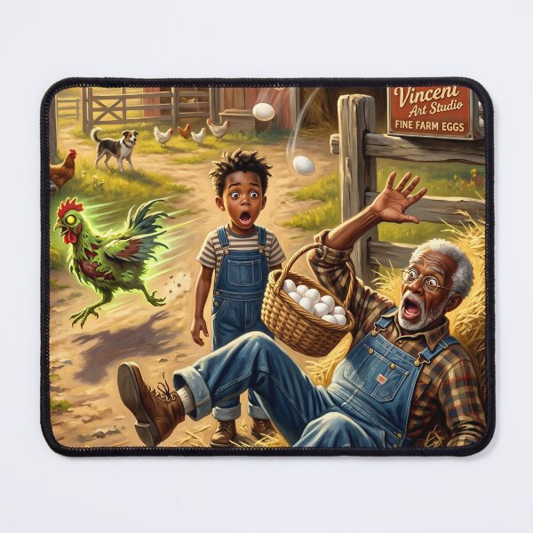 Item preview, The Great Farm Egg Mishap designed and sold by Vincent-68.
