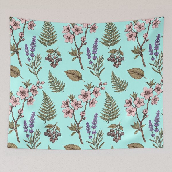 Item preview, Vintage Botanical Wildflower Pattern designed and sold by Creative Owlet.