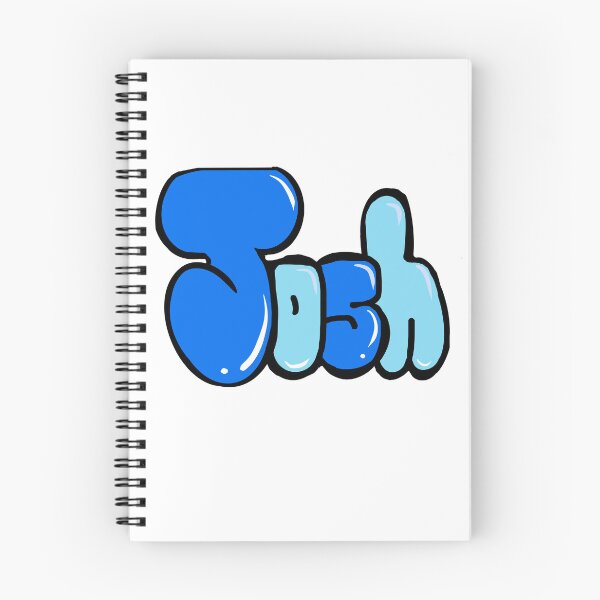 Item preview, Josh name in blue graffiti calligraphy Top 10 best personalized gifts for boys and men named Joshua designed and sold by Artonmytee.