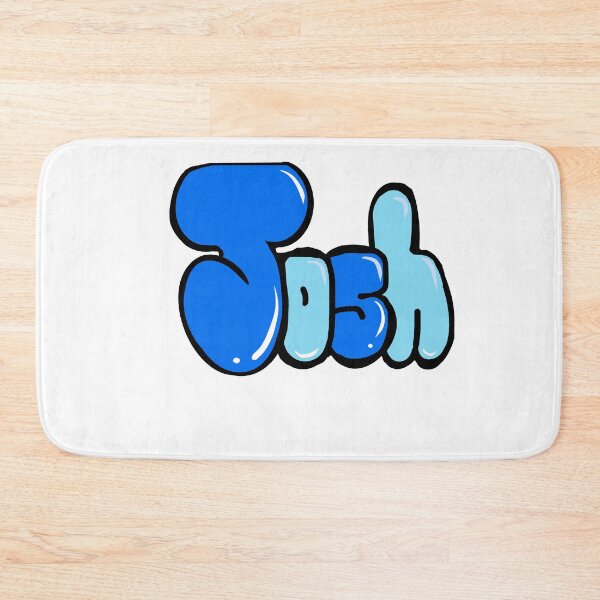 Item preview, Josh name in blue graffiti calligraphy Top 10 best personalized gifts for boys and men named Joshua designed and sold by Artonmytee.