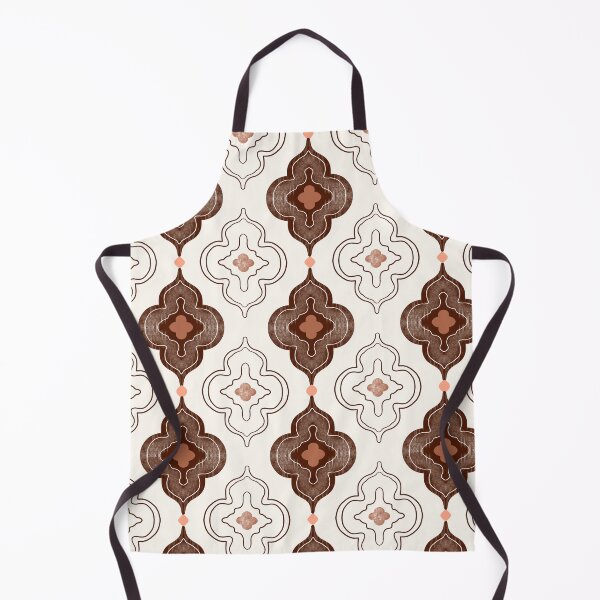 Item preview, Terracotta Quatrefoil Tile Pattern designed and sold by Little Wimbly.