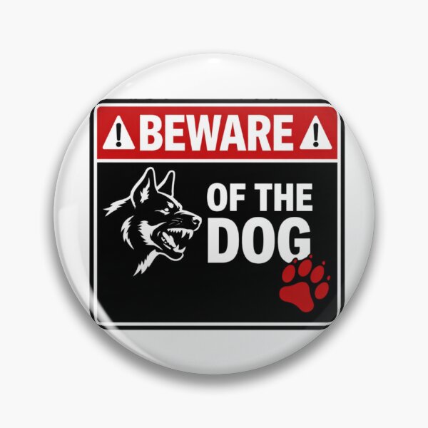 Item preview, BEWARE OF THE DOG designed and sold by Beluga Cat.