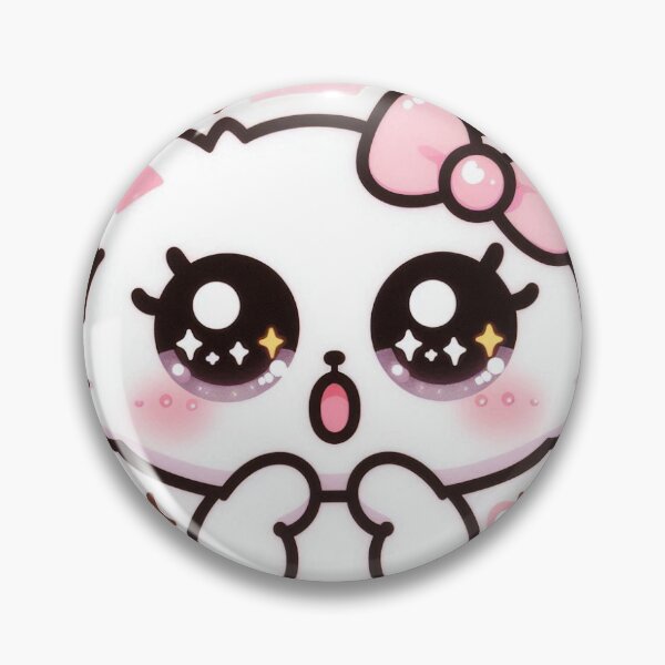 Item preview, Kawaii Surprised Cat Sticker designed and sold by PastelPawsArt.