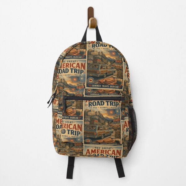 Item preview, American Road Trip National Parks Vintage Travel designed and sold by TheTrendsDesk.
