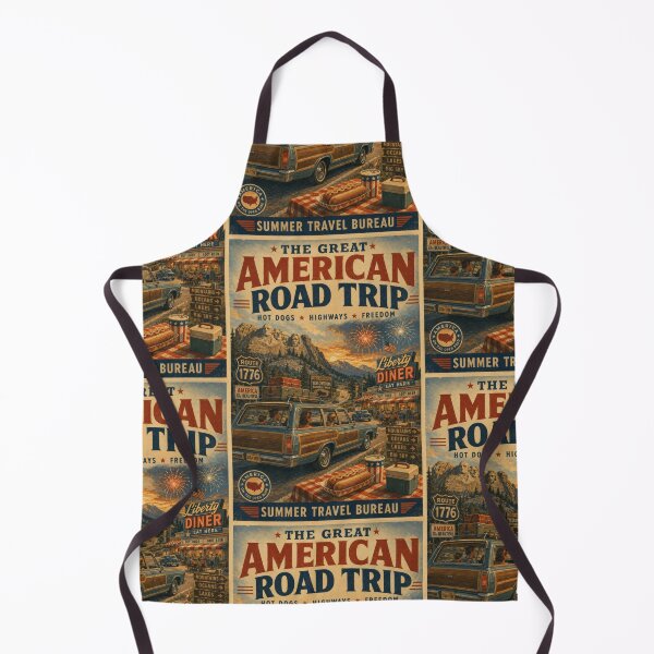 Item preview, American Road Trip National Parks Vintage Travel designed and sold by TheTrendsDesk.
