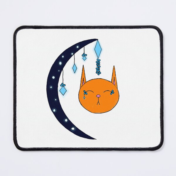 Item preview, crystal moon cat designed and sold by cypherIDStore.