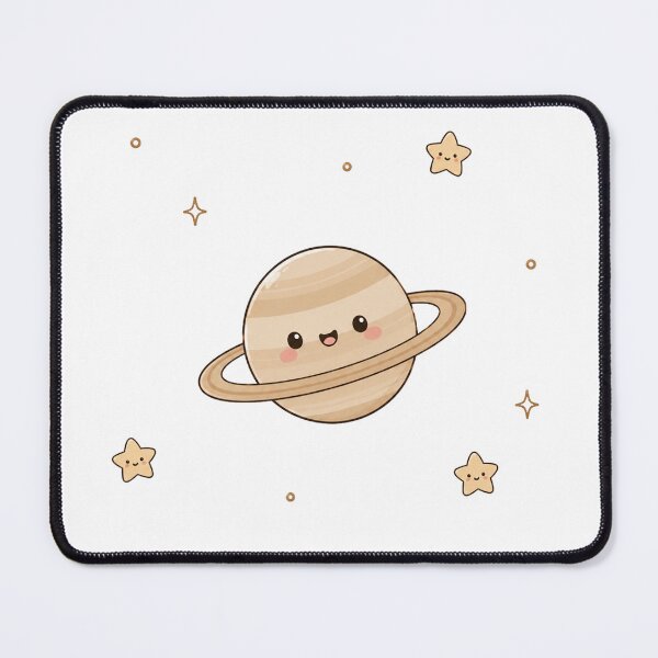 Item preview, Cozy Kawaii Saturn Planet Space designed and sold by Seculinator.