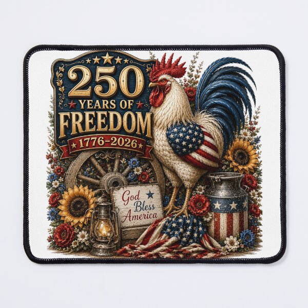 Item preview, 250 Years of Freedom Rooster designed and sold by PetalGarden.