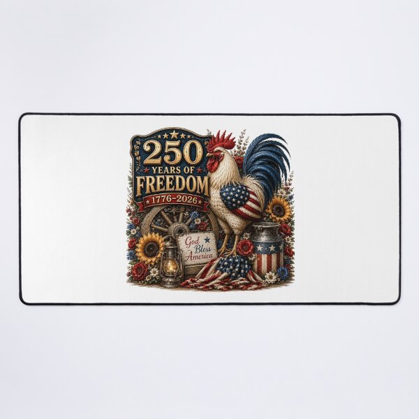 Item preview, 250 Years of Freedom Rooster designed and sold by PetalGarden.
