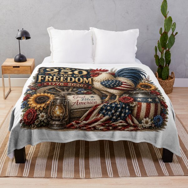 Item preview, 250 Years of Freedom Rooster designed and sold by PetalGarden.