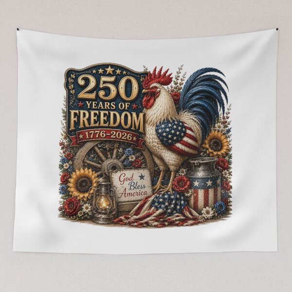 Item preview, 250 Years of Freedom Rooster designed and sold by PetalGarden.