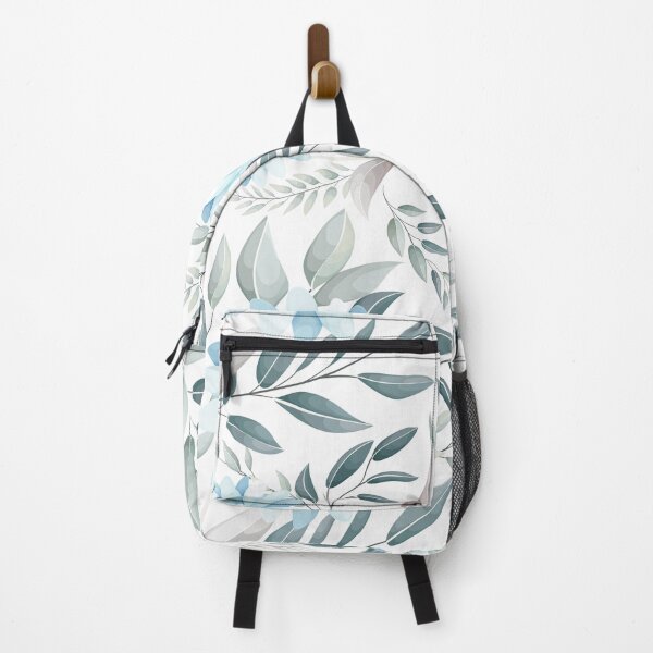 Item preview, Elegant Dusty Blue Floral Pattern - Soft Watercolor Eucalyptus Botanicals designed and sold by abdallatigle.