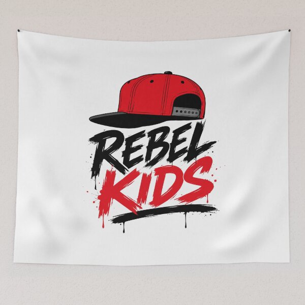 Item preview, Rebel Kids Urban Streetwear Sticker designed and sold by PawFusionArt.