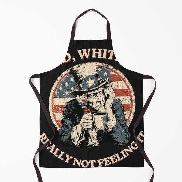 Item preview, Red White & Really Not Feeling It Funny Tired Uncle Sam Coffee Vintage T-Shirt designed and sold by FizjoHed.