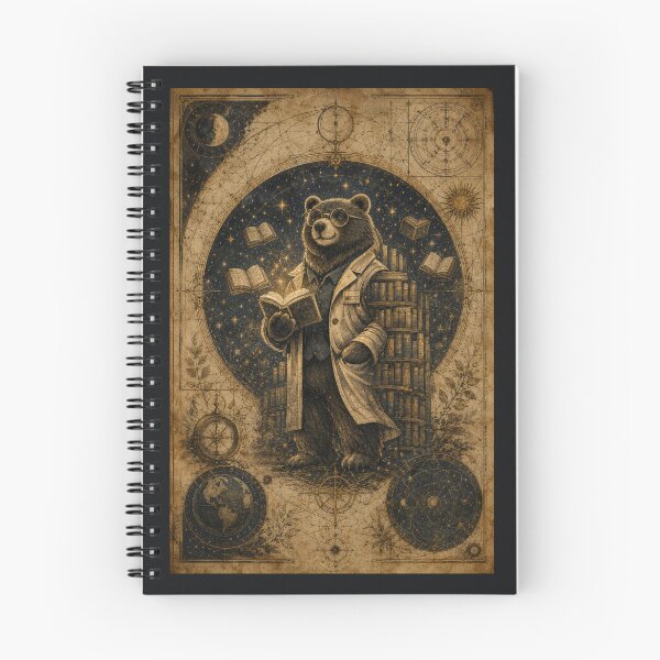 Item preview, Bear Librarian of the Lost Archive designed and sold by InnerwayStudio.