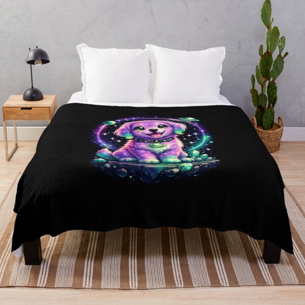 Item preview, Cosmic Puppy Dreams | Cute Galaxy Dog with Neon Space Aesthetic designed and sold by TheZyro.