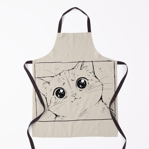 Item preview, Cute Manga Cat with Puppy Eyes designed and sold by SakuraHaven.