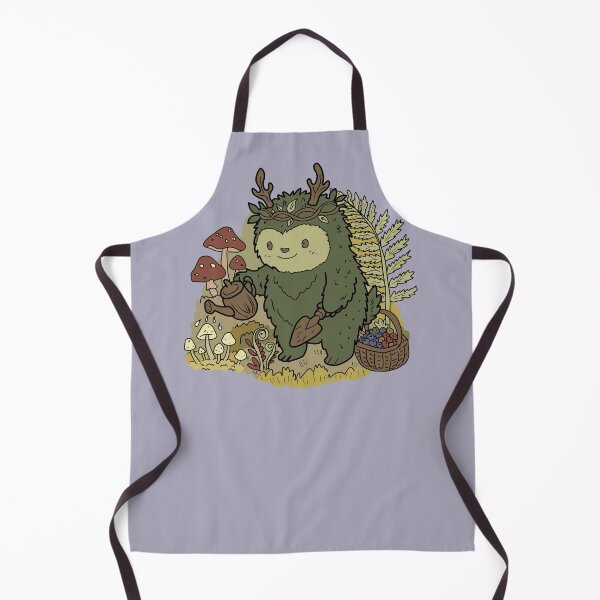 Item preview, Forest Creature Gardening Mushroom Illustration designed and sold by LeshanArt.