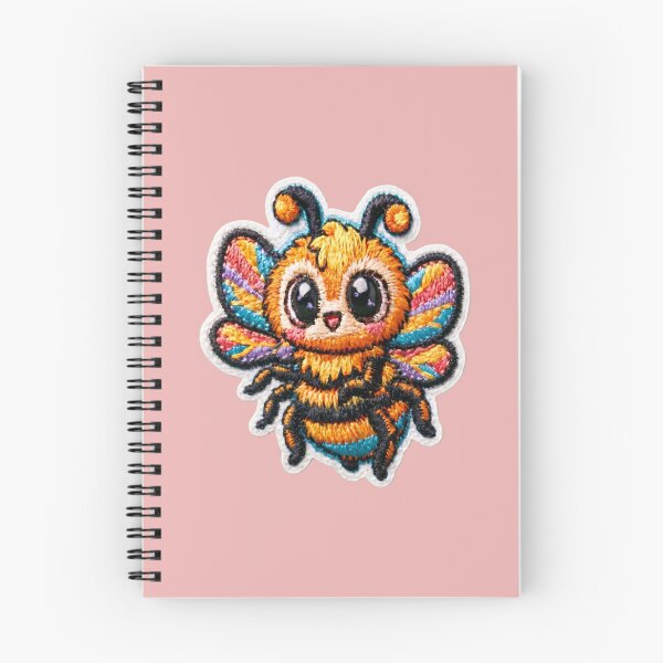Item preview, Cute Pride Bee | Rainbow Embroidery Art designed and sold by MegaNovaArt.