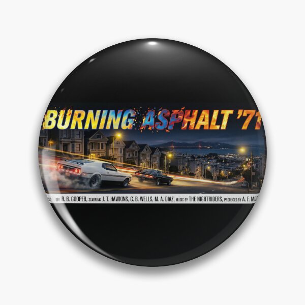 Item preview, ROAD MOVIE POSTER BURNING ASPHALT 71   1971 designed and sold by VERYOLDROAD BY AXTON BROWNING .