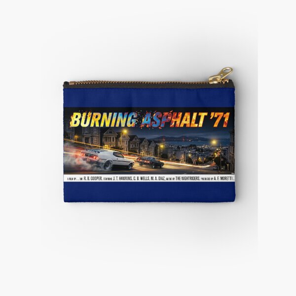 Item preview, ROAD MOVIE POSTER BURNING ASPHALT 71   1971 designed and sold by VERYOLDROAD BY AXTON BROWNING .