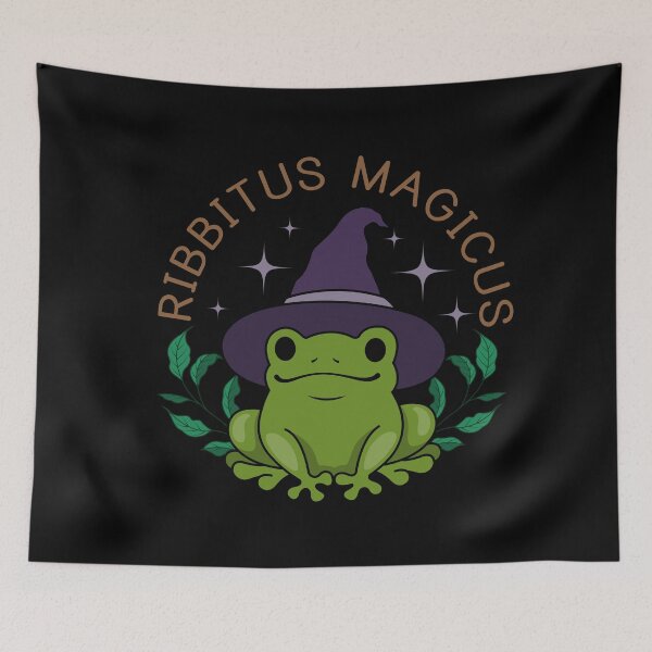 Item preview, Ribbitius Magicus Frog – Cute Wizard Frog Witch Hat Fantasy Aesthetic Design designed and sold by DREEMBLOOM Designs.