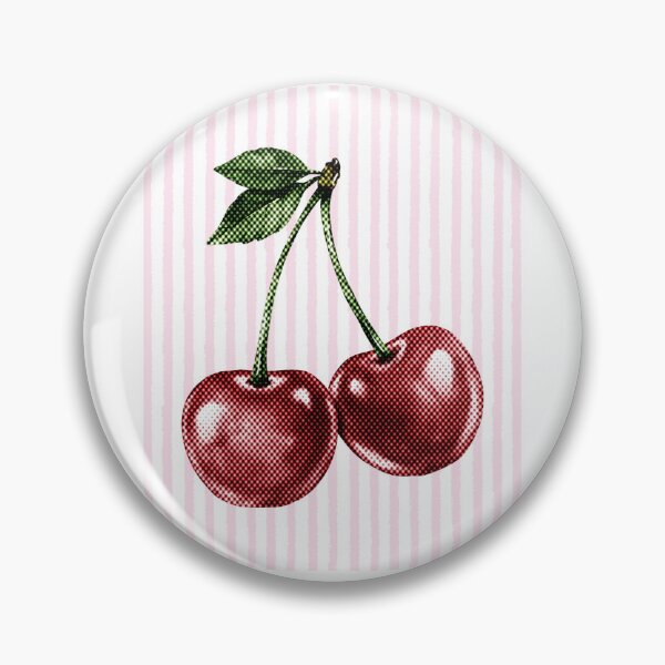 Item preview, Cherry Vintage Retro Graphic Striped designed and sold by swiftsparq.