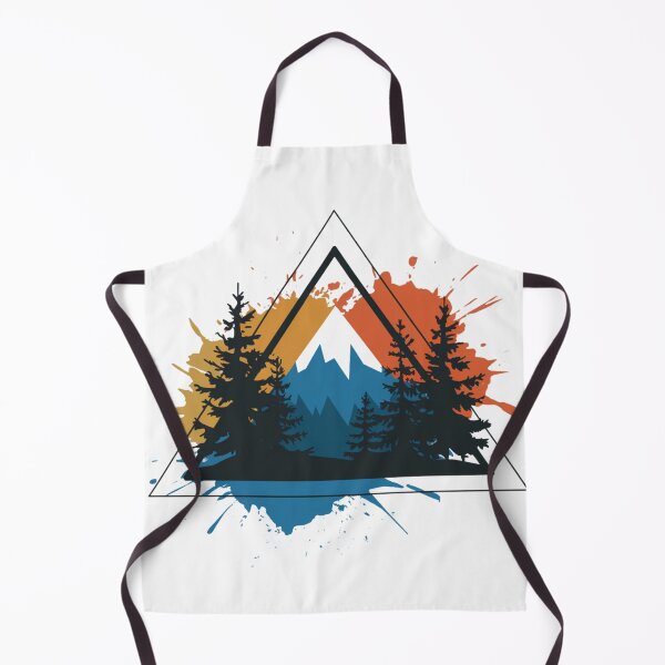 Item preview, Geometric Mountain Landscape Illustration designed and sold by Gabe1983.