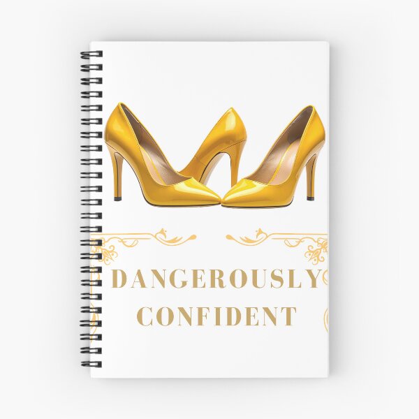 Item preview, Dangerously Confident Gold Heels Fashion Art designed and sold by CrownINDesign.