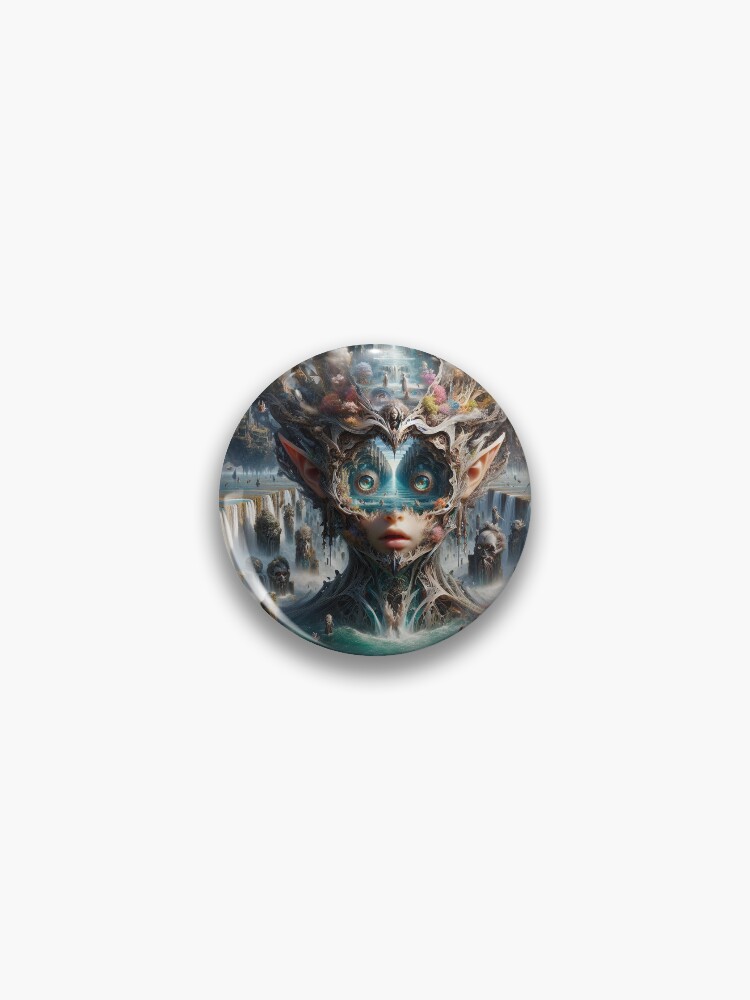 Thumbnail 1 of 3, Pin, Abstract designed and sold by RaF71PrO.
