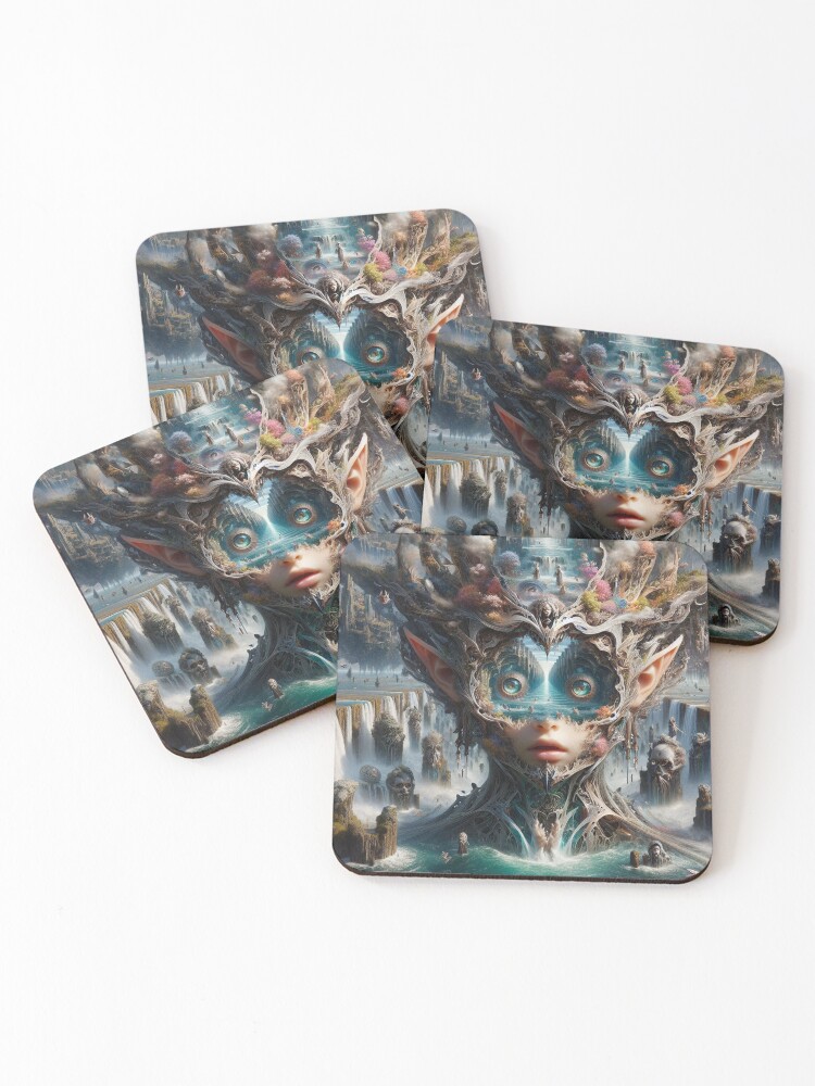 Thumbnail 1 of 5, Coasters (Set of 4), Abstract designed and sold by RaF71PrO.