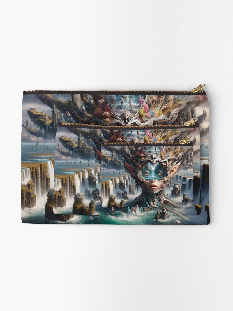 Thumbnail 2 of 4, Zipper Pouch, Abstract designed and sold by RaF71PrO.