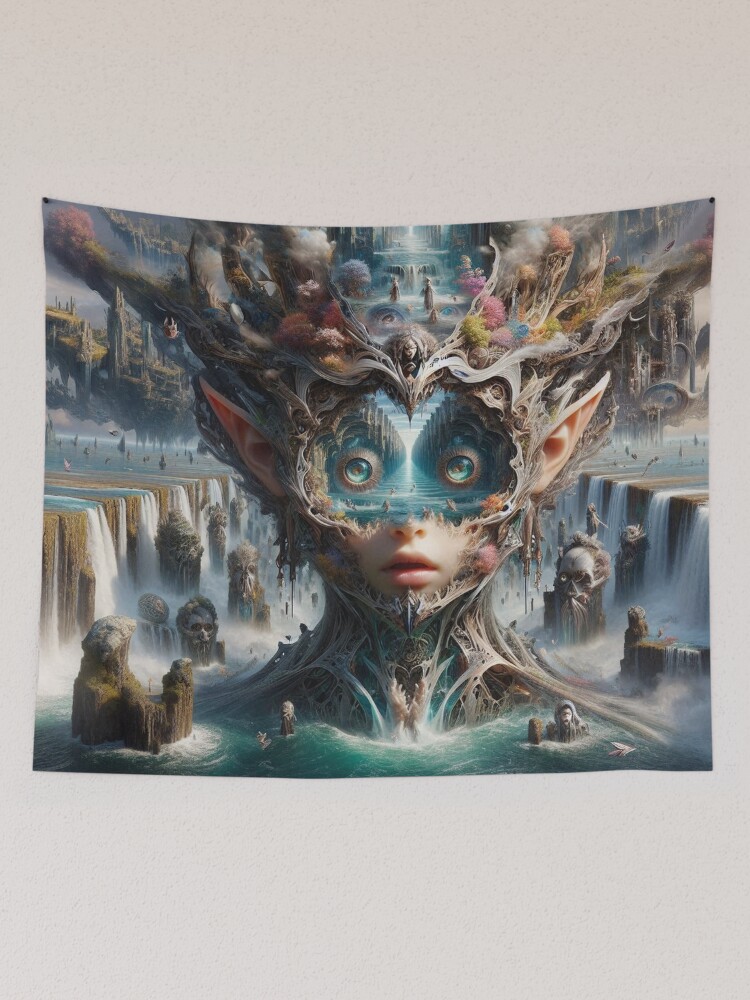 Thumbnail 2 of 3, Tapestry, Abstract designed and sold by RaF71PrO.