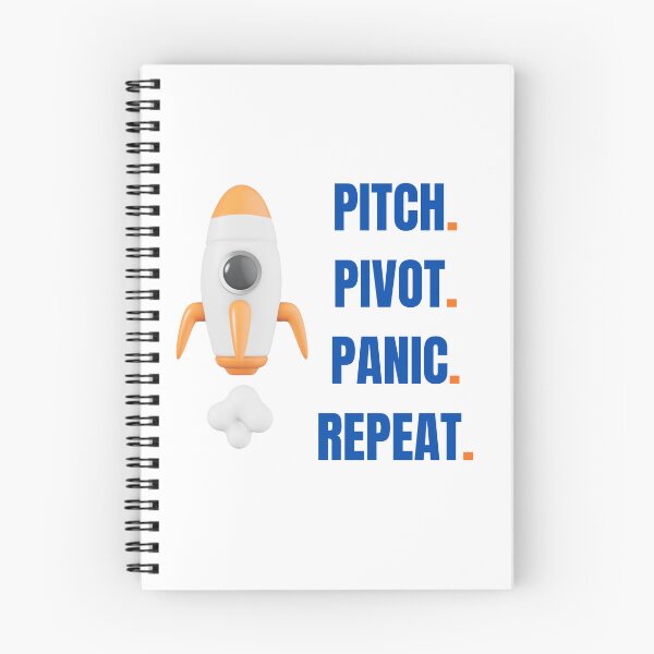 Item preview, Pitch Pivot Panic Repeat | Startup Founder Humor Shirt designed and sold by adysart81.