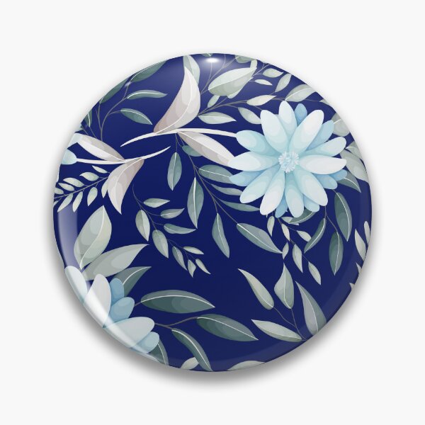 Item preview, Elegant Dusty Blue Floral Pattern - Soft Watercolor Eucalyptus Botanicals designed and sold by abdallatigle.