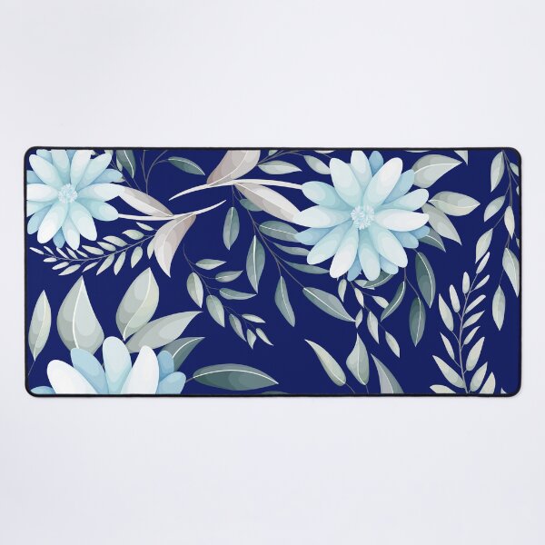 Item preview, Elegant Dusty Blue Floral Pattern - Soft Watercolor Eucalyptus Botanicals designed and sold by abdallatigle.