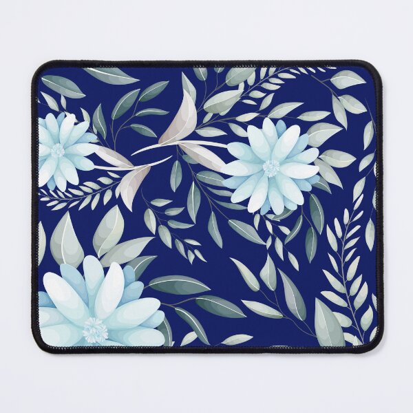 Item preview, Elegant Dusty Blue Floral Pattern - Soft Watercolor Eucalyptus Botanicals designed and sold by abdallatigle.