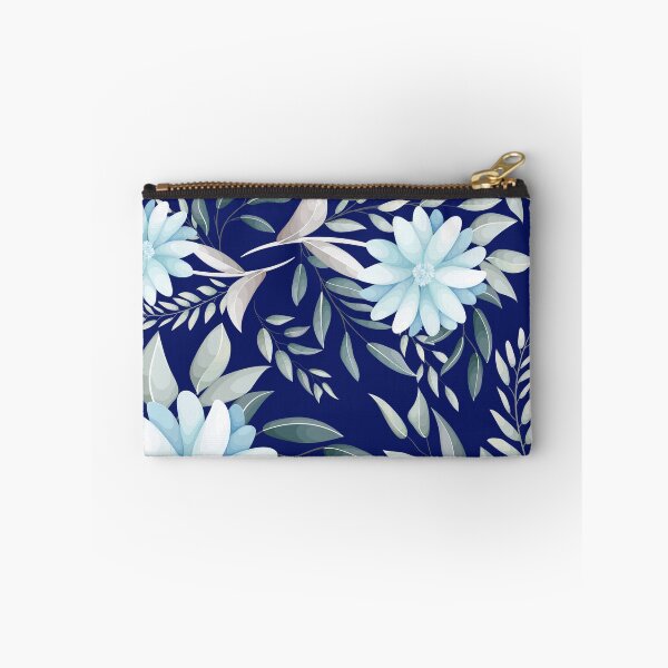 Item preview, Elegant Dusty Blue Floral Pattern - Soft Watercolor Eucalyptus Botanicals designed and sold by abdallatigle.