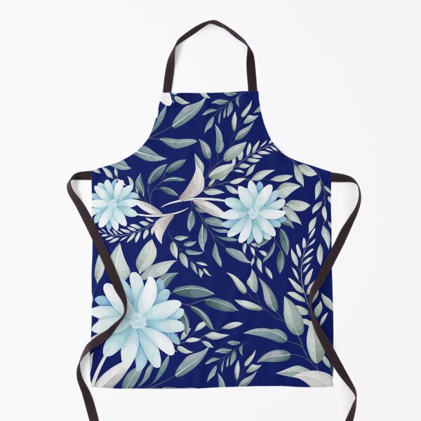 Item preview, Elegant Dusty Blue Floral Pattern - Soft Watercolor Eucalyptus Botanicals designed and sold by abdallatigle.