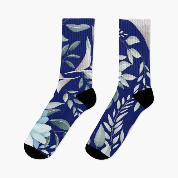Item preview, Elegant Dusty Blue Floral Pattern - Soft Watercolor Eucalyptus Botanicals designed and sold by abdallatigle.