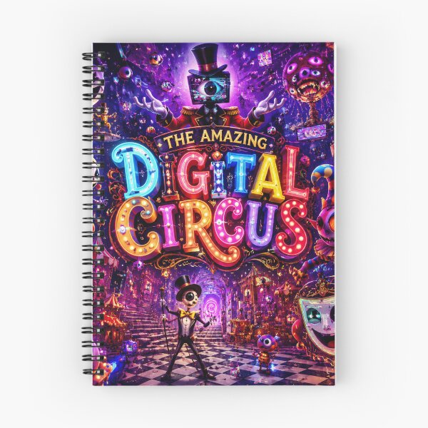 Item preview, The Amazing Digital Circus Inspired Neon Carnival Art designed and sold by AENAcharms.