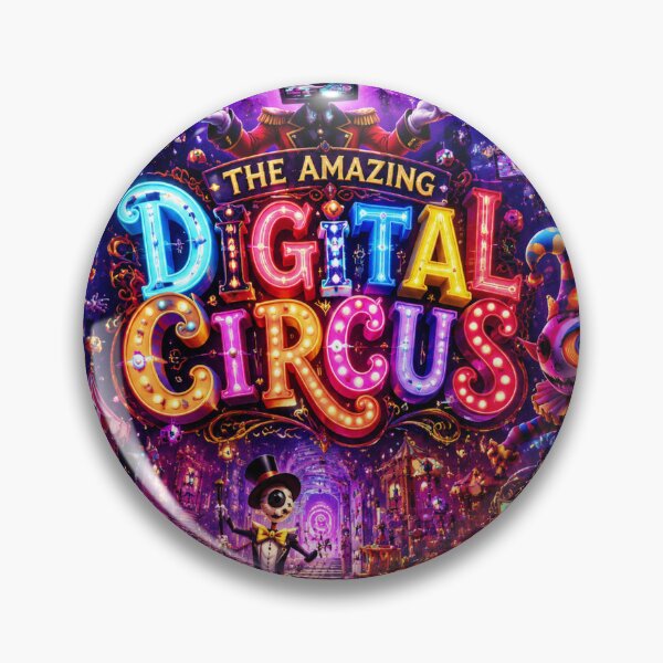 Item preview, The Amazing Digital Circus Inspired Neon Carnival Art designed and sold by AENAcharms.