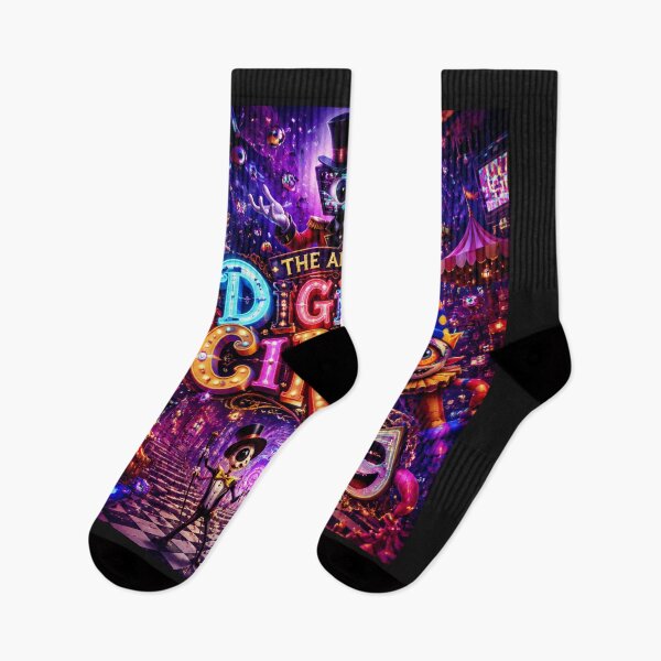Item preview, The Amazing Digital Circus Inspired Neon Carnival Art designed and sold by AENAcharms.