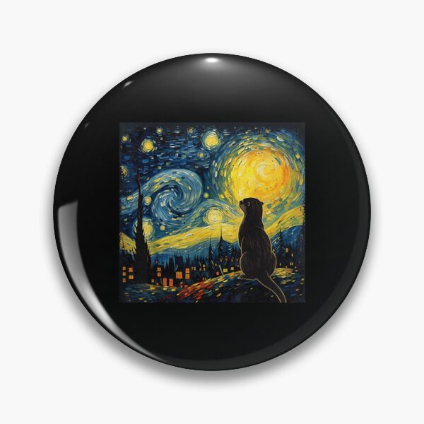 Item preview, Otter Starry Night Van Gogh Art Lover Men Women designed and sold by Littermin.