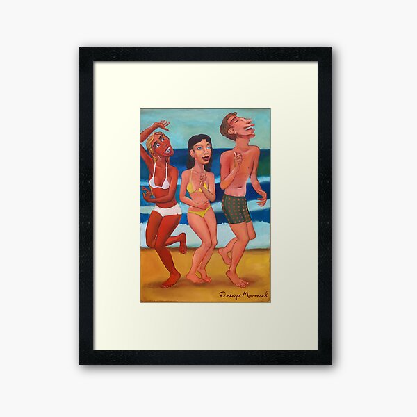 Vista previa del artículo con la obra «Bailando en la playa 9», diseñado y vendido por Diego Manuel Rodriguez.