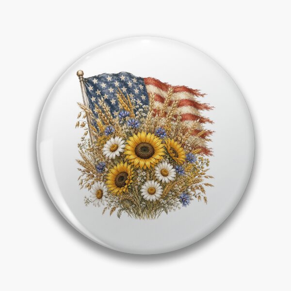 Item preview, American Flag Sunflower Bouquet designed and sold by PetalGarden.