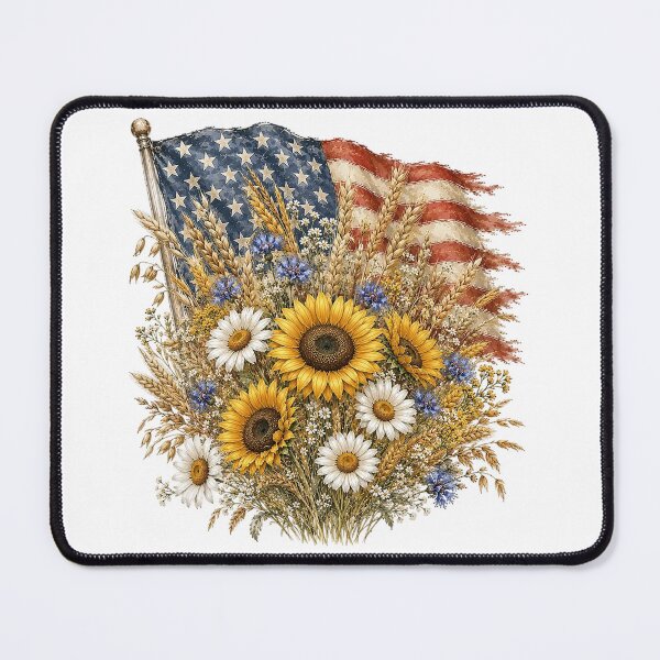 Item preview, American Flag Sunflower Bouquet designed and sold by PetalGarden.