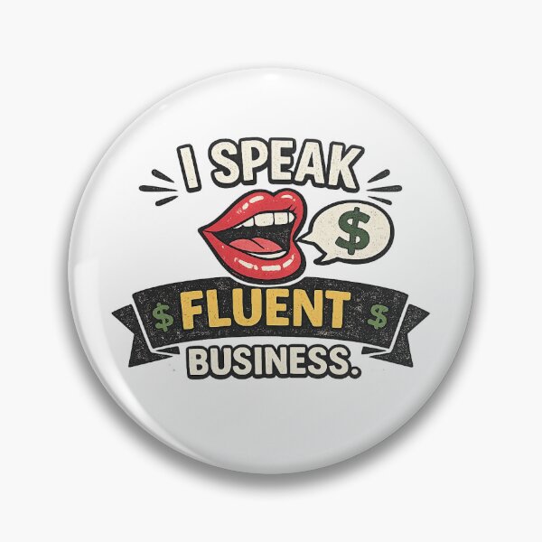 Item preview, I Speak Fluent Business Funny Entrepreneur Sticker designed and sold by coffeecup_.